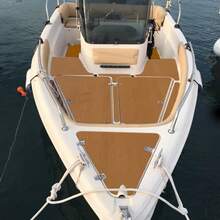 YUNRUX 240*90cm Faux Teak EVA Foam Boat Decking Sheet Mat Deluxe Marine Yacht Floor Mat - Brown - View 6