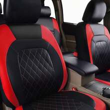 Funda Universal Para Asiento De Accesorios Autos 9pzs - Rojo - Ver 6