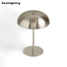 Kexinlighting 1pc Nordic Style Solid Color Iron Desk Lamp, Touch Control Lamp, 3 Color Temperatures Adjustable, Brightness Adjustable, LED Eye-Care Desk Lamp, Portable Wireless Desk Lamp - Solid Color - View 14