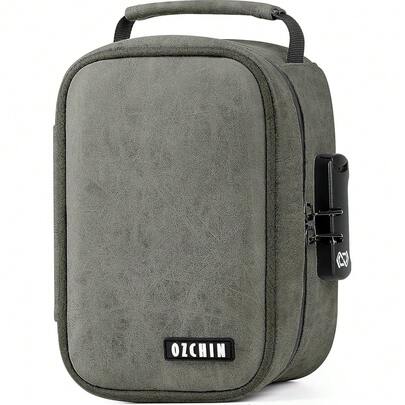 Nueva bolsa a prueba de olores con candado de combinación, estuche de archivo o contenedor, caja de almacenamiento a prueba de olores con candado, gran regalo para amigos