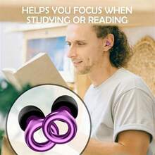 Ear Plugs For Sleeping - 38dB Noise Reduction Soft Silicone Sleep Earplugs,Reusable Hearing Protection Earplugs For Sleep,Work,Ear Plugs Sleeping,Travel,Concerts