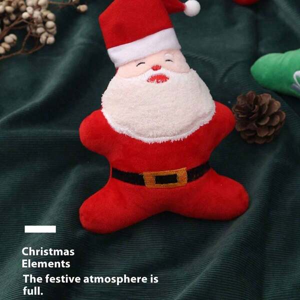 Stabiler Plüsch-Knochen Hundespielzeug - mit Quietschgeräusch, geeignet für alle Rassen und bissresistent - die perfekte Wahl für Haustiere, geeignet für aggressive Kauer