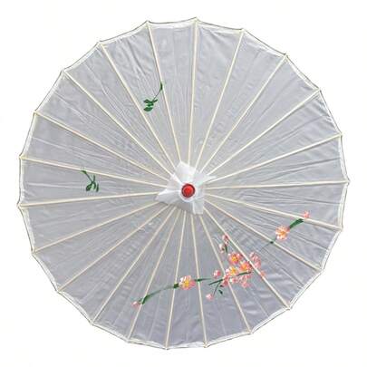 Sombrilla de bambú colorida para decoración de bodas, tela de sombrilla de bambú estilo chino H G Q