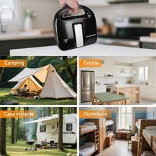Sandwichera 3 en 1, 750W Calentamiento Rápido en Doble Cara, Placas Desmontables con Revestimiento Antiadherente, Fácil de Limpiar, Ideal para Sándwiches, Wafles y Parrilla - Aigostar - Tipo de Enchufe A USA (110-127V) - Ver 8