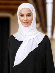 1pc Women's Solid Color Triangular Instant Headband, Comfortable Sweat-Absorbent Non-Slip Sports Headband, Suitable For Daily Wear, All Seasons - Triangle Instant Turban - View 13