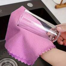 3pcs Professional Water Stain Removal Cloths - Streak-Free Glass Cleaning Towels For Kitchen, Bathroom, Car Mirrors - Quick & Easy Watermark Removal, Polyester Blend, Contemporary Design, Glass Cleaning Towels, Bathroom Cleaning, Modern Cleaning Tool, Cleaning Cloth