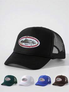 1 件 Y2K 风格女式刺绣船饰抽绳网眼棒球帽，可调节户外防晒帽，适合春秋季旅行海滩，适合男士和青少年 - 棒球帽 - 查看 15