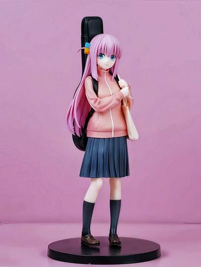 Bocchi The Rock! 后藤一人手办，桌面模型，吉他爱好者、动漫迷的最佳礼物 - 圣诞礼物、生日礼物