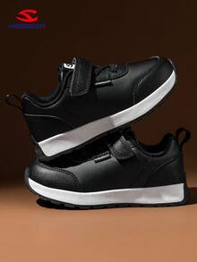 HOBIBEAR 1 Pair Kids Minimalist Outdoor Shoes, Comfortable Walking Shoes For Boys And Girls, Suitable For All Seasons, Waterproof Black