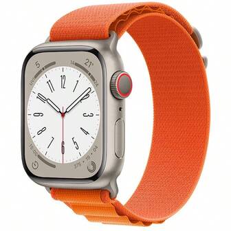 1 Pezzo Cinturino Sportivo in Nylon Compatibile con Cinturini per Donne e Uomini, Adatto per Apple Watch Ultra/SE/S11/S10/9/8/7/6/5/4/3/2/1, Cinturino Intrecciato Elastico e Robusto, Molto Adatto per il Polso, Solo Cinturino, Non Include Orologio e Cassa