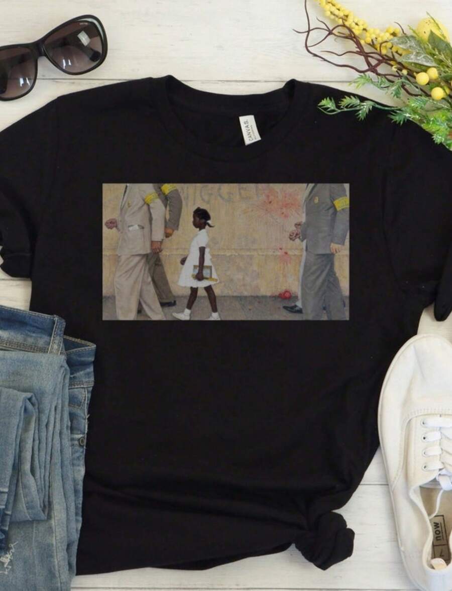 Ruby Bridges Shirt, Month, Civil Rights Tee, Justice, Freedom TShirt, Civil Rights Lea - Black - View 1
