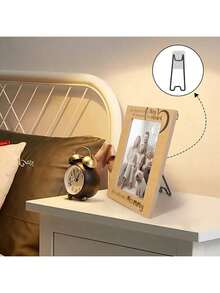 Support d'album photo en acier inoxydable - Un support photo en métal robuste avec clips de sécurité, adapté à la décoration de la maison, du bureau et des événements - Une alternative durable et multifonctionnelle aux cadres photo, avec un look moderne et un design de clip robuste