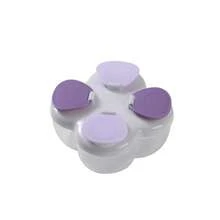 1 件便携式旋转奶粉分配盒，多隔间可拆卸且易于清洁的奶粉容器 - 多色2 - 查看 6