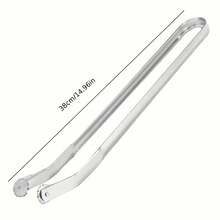 2 szt. szczypiec ze stali nierdzewnej, grube i odporne na ciepło do kiełbas, parówek i narzędzi do grillowania na świeżym powietrzu