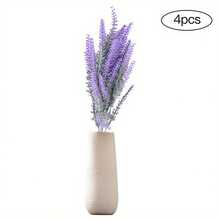 YUNRUX Artificial Lavender Flowers, Artificial Plants, Decorative Artificial Flower Bouquet, Decoration For Garden, Wedding, Office, Home Decoration, Fit Guaranteed - Multicolor - View 6