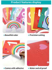 10 Stücke/Set Lebendige karierte digitale Bodenaufkleber - wasserdicht, selbstklebend, abnehmbar, leicht zu reinigen - perfekt für Hüpfburg und Heimdekoration, Größe: 20cm*20cm