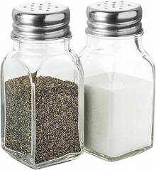 Set De  Saleros Pimenteros Vidrio Con Agujeros Salero Con Tapa Acero Inoxidable Para Mesa Transparentes Diseño Duradero Y Práctico Fácil De Llenar Y Limpiar De - Clásico - Ver 2