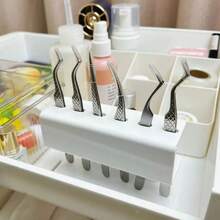 1pc/Acrylic Eyelash Tweezers Display Stand, Eyelash Extension Tweezers Stand, Display Box, Eyelash Extension Storage Box, Storage Rack, Eyelash Extension Auxiliary Storage Tool - Multicolor - View 10