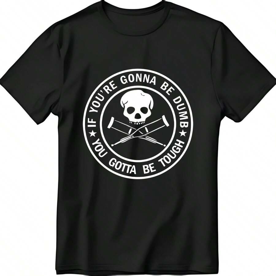 Jackass Logo Men's Grey Navy Black T-Shirt Size S To 5XL - màu đen - Xem 1