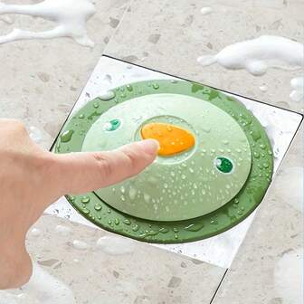 1pc Bounce Drain Cover, Bathroom Drain Filter - Quick Drainage, Suitable For Sink, Floor Drain, Bathtub - Easy Install Drain Cover, Blocks Drain Odor
