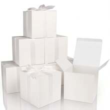2pcs/8pcs/16pcs White Square Paper Boxes, Small White Boxes, For Cosmetics, Perfumes, Candles, Universal Gift Packaging, 80mm X 120mm, Party Decor, Small Business Supplies, Wedding Decor, Birthday, Gift Boxes, Wedding Favors, Holiday Guest Gifts - White - View 11