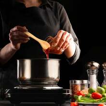 5.2 Inch Bamboo Spoons, Small Wooden Spoons For Condiments, Spices, Sugar, Salt, Jam, Coffee, Hrbs And Honey, Tiny Wood Teaspoons For Serving Kitchen (5 PCS)