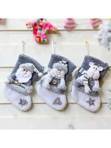 Thick Velvet Christmas Socks Christmas Decoration Home Decor Christmas Decorations Room Decor Winter