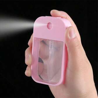 45ml Portable Refillable Hand Sanitizer Alcohol Bottles, Mini Card Spray Bottle, Cosmetics, Travel Sub-Bottling, Press Sprayer