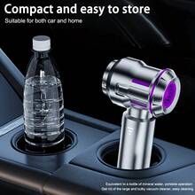 16000Pa Cordless Car Vacuum Cleaner, Strong Suction Handheld Small Dust Collector, High-Power Brushless Motor Vacuum Cleaner Blower, USB Rechargeable, Portable Dust Blower, 3 Adjustable Gears, Mini Air Pump Blow & Vacuum, Car & Home Cleaning Tool - Multicolor - View 5