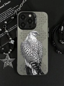 1 ốp lưng điện thoại chống rơi, họa tiết chim đại bàng, chất liệu mờ, tương thích với iPhone 11, 12, 13, 14, 15, 16 Pro Max, X, XS, XR, 16e, 15 Plus, tương thích với Galaxy, OPPO, Realme, Vivo, Redmi, Infinix, Honor X50i, phiên bản quốc tế, không phải phiên bản nội địa. - Nhiều màu - Xem 1