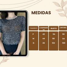 Women's Shiny Sequin Cropped T-Shirt Blouse Party Fashion - 黑色配銀色 - 查看 3