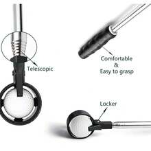 1PC Stainless Steel Telescopic Golf Ball Retriever -Telescopic Tool For Easy Ball Picking- Great Golf Gift Idea