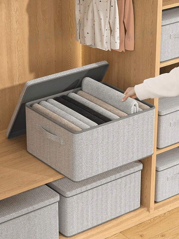 Large Storage Bags Clothes Storage Bins Foldable Closet Organizers Storage Containers With Reinforced Handle For Clothing Blanket Comforters Bed Sheets Pillows And Toys (Gray) Large Capacity Storage Bags With Handles