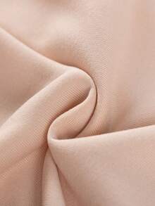 可爱风格女孩冬季服装，亮片心形运动衫+卷边裤，舒适又吸睛 - 杏色 - 查看 8