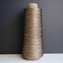 50g Handmade Special Thread Internet Celebrity Core Yarn Gold And Silver Color DIY Hand-Knitted Wool Yarn Material Ball