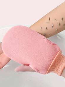 1 pièce Ensemble de bande exfoliante pour le bain, filet moussant et boule, 3 en 1 pour le brossage du dos, le nettoyage du corps, gant de bain doux, boule de douche, serviette de bain exfoliante. Ensemble d'outils de bain pour le frottage du dos, le nettoyage en profondeur du corps, les outils de gommage pour la douche à la maison, accessoires de salle de bain