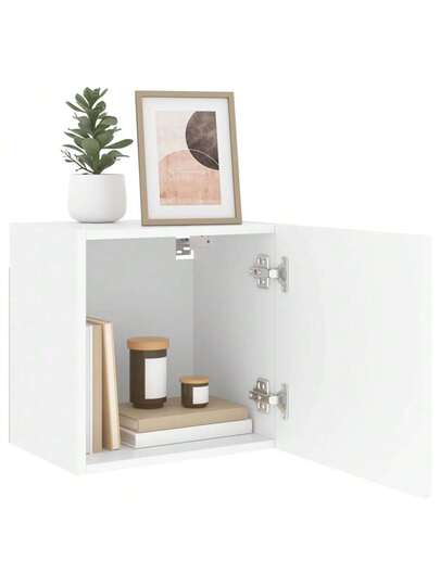 VidaXL TV Wand Unit 40.5x30x40 Cm, Finished Wood, Wit view 5