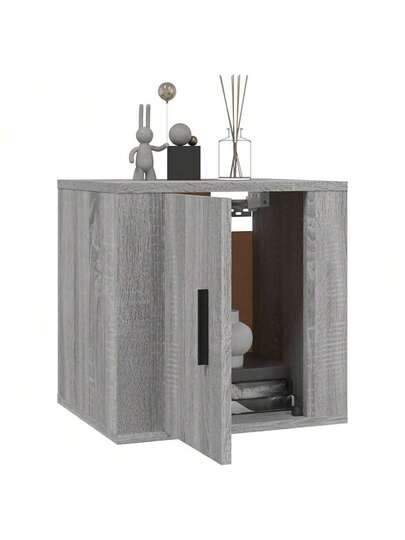 VidaXL TV Wand Unit 40x34.5x40 Cm Grijs Sonoma Oak view 3