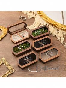 Custom Wood Wedding Ceremony Ring Case,Acrylic-Lid Wood Ring ,Wood Ring Bearer Ring Box,Ring Box For Wedding Ceremony,Anniversary Gift,Multi-Functional,Adjustable, Ornamental,Reusable,Exquisite,Adorable,High-Quality,Modern,Colorful,Cute,Comfortable,Stylish,Custom,Personalized,Unique,Ideal Gifts For Him,Ideal Gifts For Her,Boyfriend,Girlfriend,Dad,Mom,Family,Friends,Son,Daughter,Office,Tea Room,School,Home,Home Refresh,Customized Jewelry Boxes