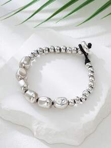 1 pezzo Braccialetto da sposa vintage minimalista con perline, adatto per uso quotidiano