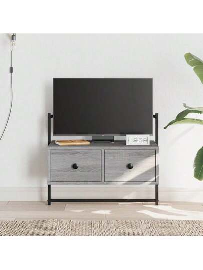 VidaXL Wand Mounted TV Cabinet 60.5x30x51 Cm Wood Grijs Sonoma Oak