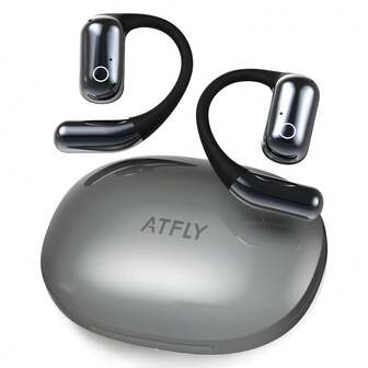 Fones de ouvido esportivos Bluetooth ATFLY S70, compatíveis com Android e Apple, com cancelamento de ruído Bluetooth