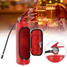 Mini Bar Wine Cabinet Fire Extinguisher Shape Wine Cabinet Storage Decoration - Red - View 2