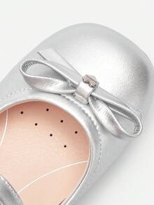 Balabala 新款女童芭蕾软底公主鞋 - 煙灰銀 - 查看 8