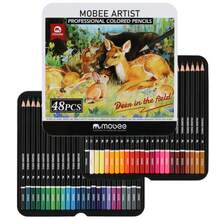 Premiumn Quality OIL-BASE Pencil Mobee New Launching P-3510 120/72/48 Colored Pencil Set Premium Soft Core Water Soluble Pencils For Art Illustration Shading Design Tin Box For Gift Easy Carrying Good Quality Performance - Multicolor - View 16