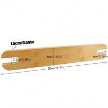 Antilop Hochstuhl Fußstütze, aus natürlichem Bambus und Holz gefertigt, Hochstuhl Zubehör, höhenverstellbar, Baby Fußhocker, Baby Hochstuhl Fußstütze, rutschfest