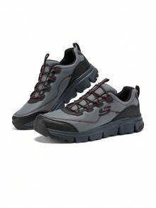 Giày thể thao đế xuồng cổ điển thời trang SKECHERS, thích hợp cho học sinh, quà tặng sinh nhật, đi làm, đi bộ đường dài, giải trí ngoài trời, thoải mái 237704 - Màu xám đen - Xem 4
