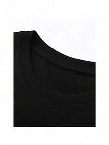 Disney Mickey Mouse, Disney Authorized 1 Fashion Cartoon Short Sleeve Design, Disney Cartoon Short Sleeve, Disney Men's Short Sleeve. - 黑色 - 查看 3