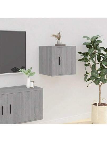 VidaXL TV Wand Unit 40x34.5x40 Cm Grijs Sonoma Oak