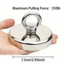 Ímã de terras raras de neodímio de grande porte e ímã de dragagem de alta resistência: revestimento de níquel-cobre-níquel, metal de alta precisão, placa magnética subaquática, fixador magnético forte e transportador industrial